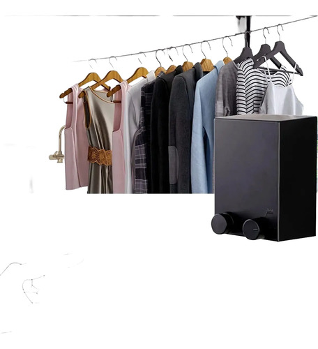 Tendedero Retráctil De Pared Negro 4m Acero Inoxidable Extensible 20