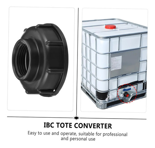 Tapa Adaptador S60x6 Ibc Ó Bidón Con Salida1pulgada 32mm 2pc 15