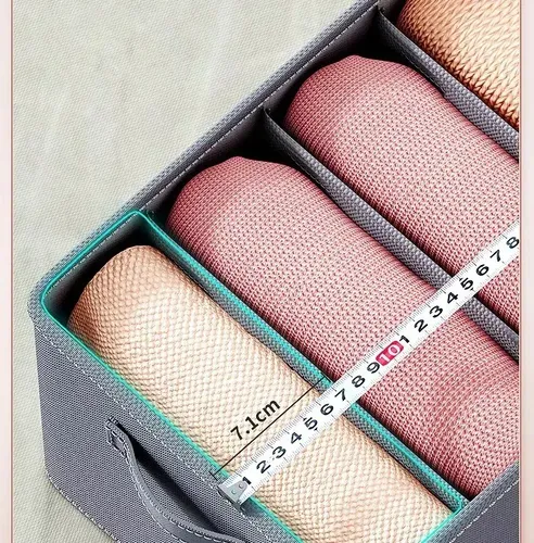 5pzs Organizador De Ropa De Armario Para Jeans Con Gris Gris 6