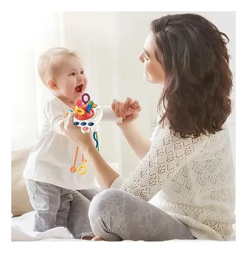 Juguetes Sensoriales Para Bebés Montessori 4 En 1 Multiuso 3