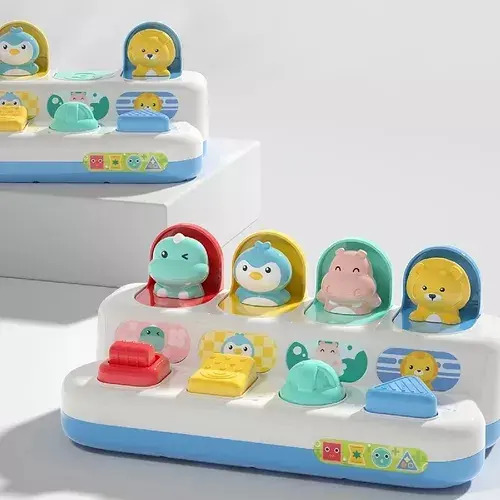 Juguete Pop Up Didáctico Animales Montessori Interactivo 3