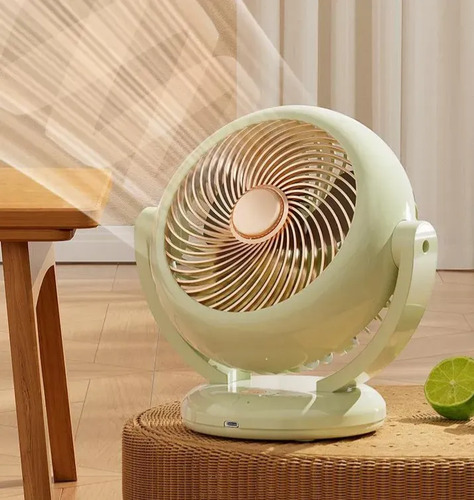 Ventilador Portátil Recargable Usb De Tres Velocidades 16.51 Cm Blanco 4 13