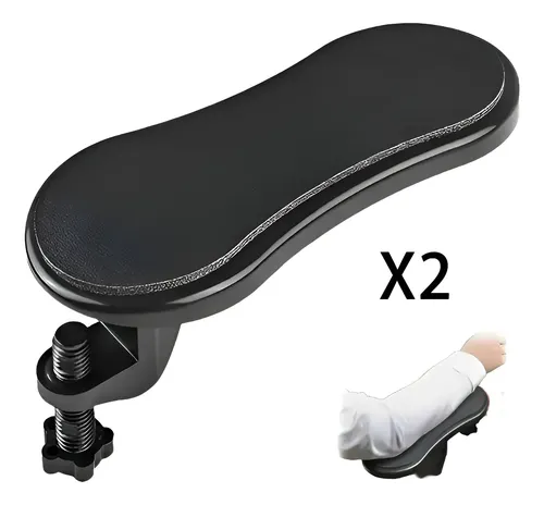 Apoyabrazos Para Computadora Escritorio-giratorio 180° Negro 17