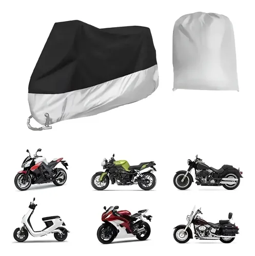 Funda Cubre Bicicleta Moto Carpa 100% Impermea 245*105*125cm Sujeto