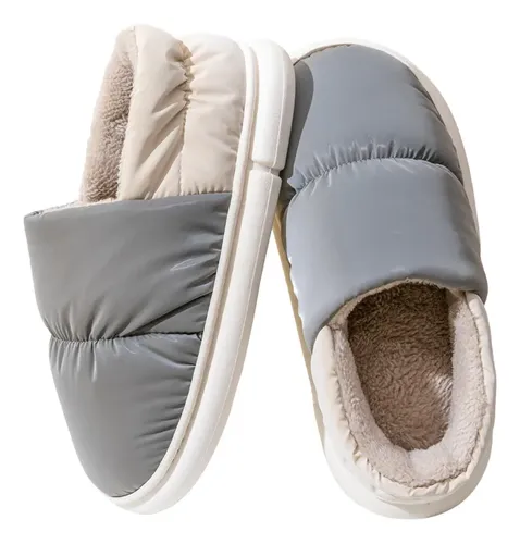 Pantuflas Todo Incluido Impermeables Y De Algodón Polar