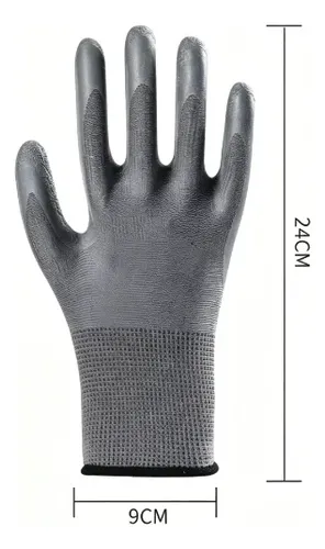 Guantes De Trabajo Pu Alta Calidad Certificado Pack 12 Unid 10