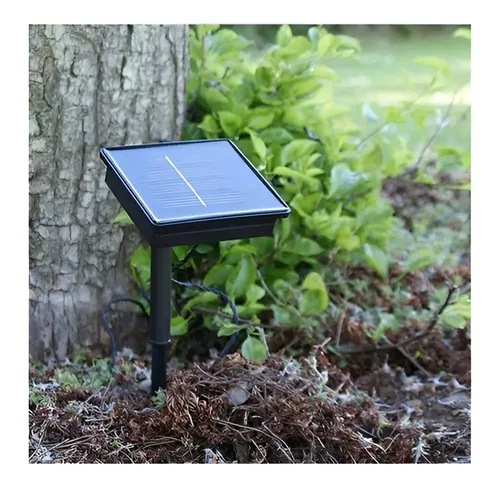 Luces Guirnalda Solar 100 Led Calidas 10 M De Artificiales Verde Oscuro 15