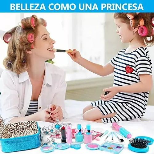 Kit De Maquillaje Para Niños Lavable Moda Conjunto 32 Pcs 7