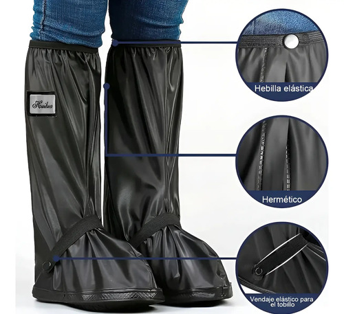 Cubre Zapatos Impermeable Fundas Protectoras Reutilizables 2