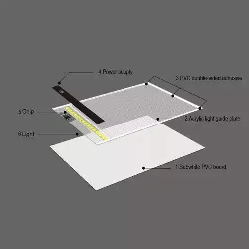 Mesa De Luz Portátil Con Diseño Led Digitalizador A4. Drawe Audífonos 17