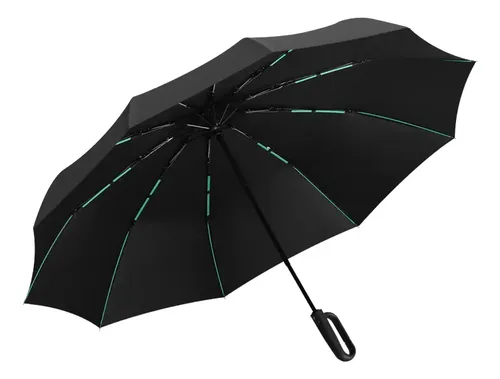 Plegable Paraguas Automático Antivendaval 20 Huesos Colgable