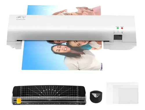 Termolaminadora Plastificadora +cortador De Papel +300 Micas 11
