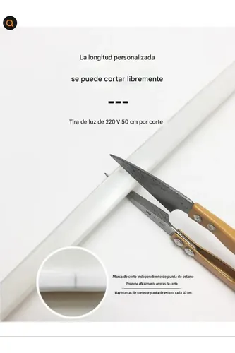 Tira De Luces Cob De Silicona Para Interiores (juego De 5 M) 3000k Blanco Cálido/luz Cálida Blanco Lechoso Conjunto De 5 M 13