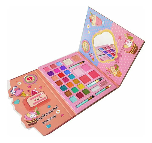 Juego De Juguetes De Maquillaje Cosmético Para Niños Set De 13