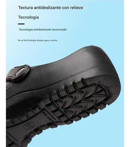 Zapato Para Chef Cocina Masculino Cómodo Antideslizantes 10