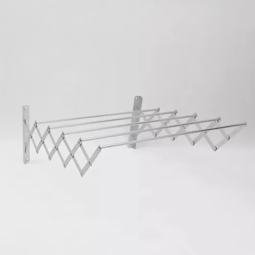 Tender De Pared Retráctil Aluminio Blanco Click Ventas 80cm 13