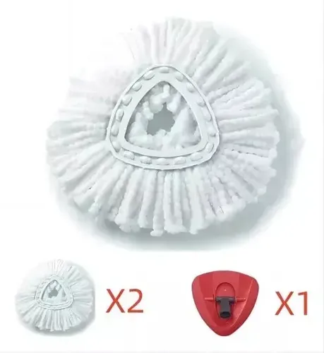 Mopa Balde Easy Wring Clean Para Repuesto Repuesto Blanco 5