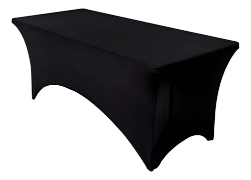 Funda Mantel Spandex Hota Negro 180x75cm Rectangular Hipoalergénico Liso 4