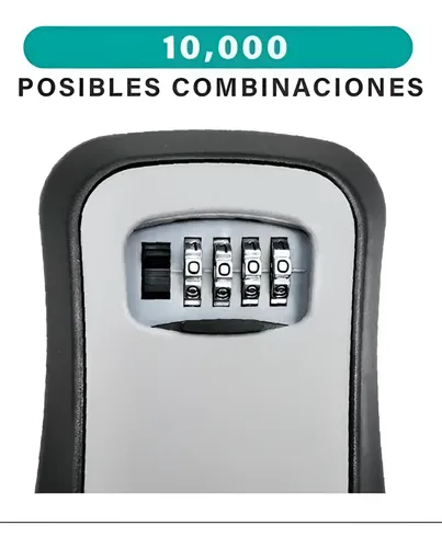 Caja Fuerte De Almacenamiento De Llaves Montada En La Pared Gris 16