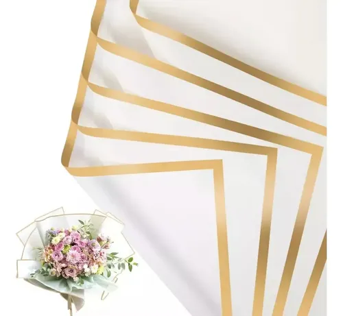 Papel Coreano 20 Pliegos Para Arreglos De Flores, Regalos 18