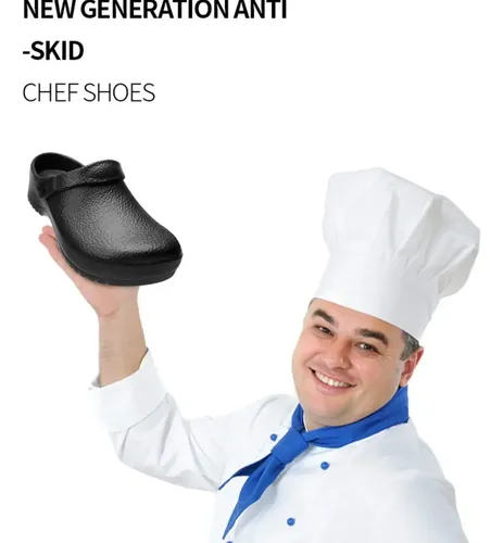 Zapato Para Chef Cocina Masculino Cómodo Antideslizantes 17