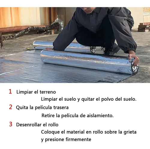 Cinta Sellador Butilo Techo Gotera Impermeable 100mm X 10m Negro Cinta Impermeable 5
