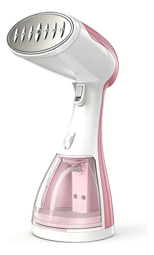 Plancha A Vapor Vertical Vaporizador Ropa Portatil Rosa Claro