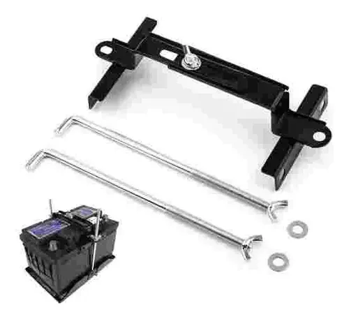 Soporte Fijador Batería Ajustable Auto Seguro Estabilizador 20