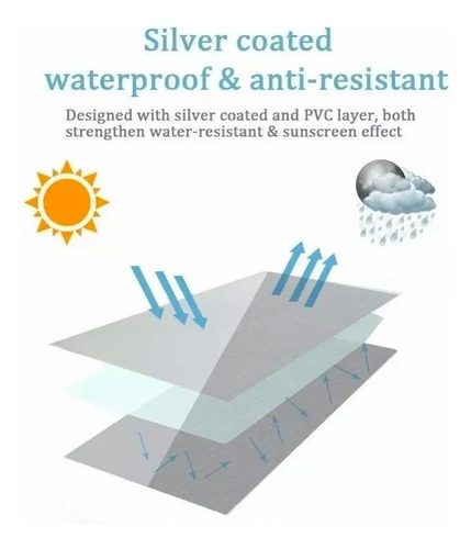 Funda Lavadora Y Secadora Protector Impermeable Anti-uv Gris Claro 9