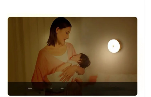 Luz Emergencia Recargable Led Con Sensor De Movimiento Y Luz Amarillo 4