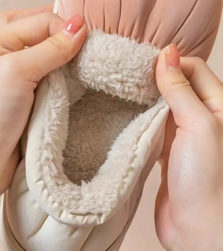 Pantuflas Todo Incluido Impermeables Y De Algodón Polar 6