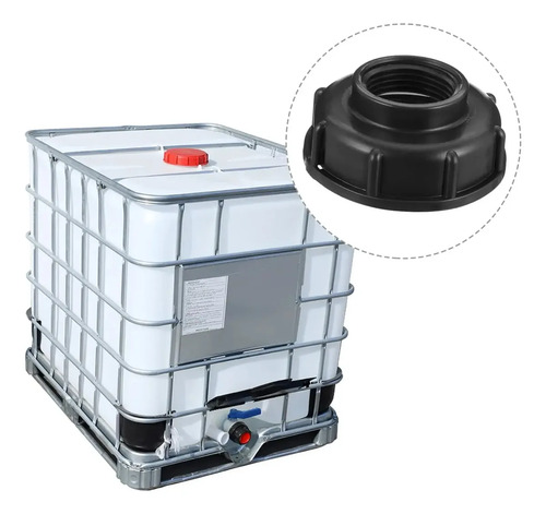 Tapa Adaptador S60x6 Ibc Ó Bidón Con Salida1pulgada 32mm 2pc 13