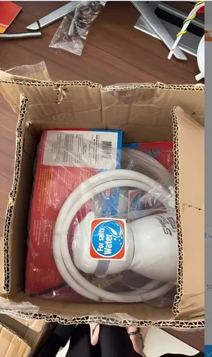 Super Ducha Eléctrica Griferia Ducha 3 Temperaturas -5400w Color Blanco 18