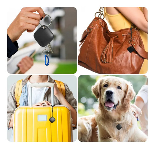 Smart Tag Compativel Find My Airtag Rastreador Genuino Cor Preto Negro Negro 19