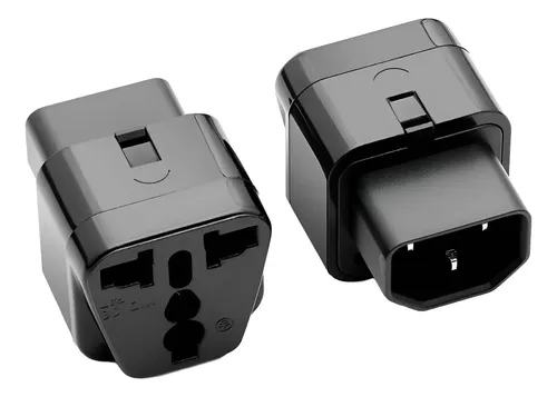 Adaptador Ups C14 A C13 Au Us Uk Eu Chile Enchufe 2pack Negro 13