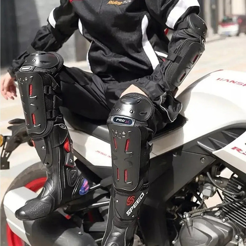 Protecciones Rodilleras Y Coderas Mottoracing Moto / Bici Negro 8