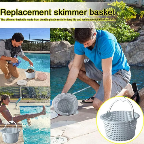 Cesta De Skimmer De Piscina Con Mango Estándar 10