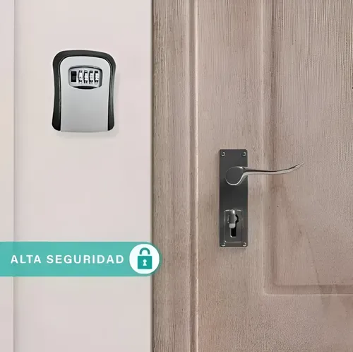 Caja Fuerte De Almacenamiento De Llaves Montada En La Pared Gris 17