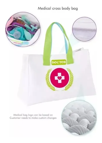 Set Juguetes Medico Doctor Niños Infantil Con Luz Y Sonido Multicolor (celeste, Morado, Rosa, Blanco) 3