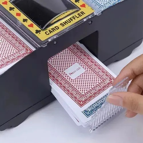 Mezclador Barajador Repartidor De Cartas Naipe Poker A Pilas 17