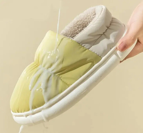Pantuflas Todo Incluido Impermeables Y De Algodón Polar 20
