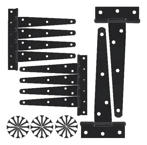 10pcs Bisagras Alcayata Para Portón En T 8 Pulgadas Antióxid