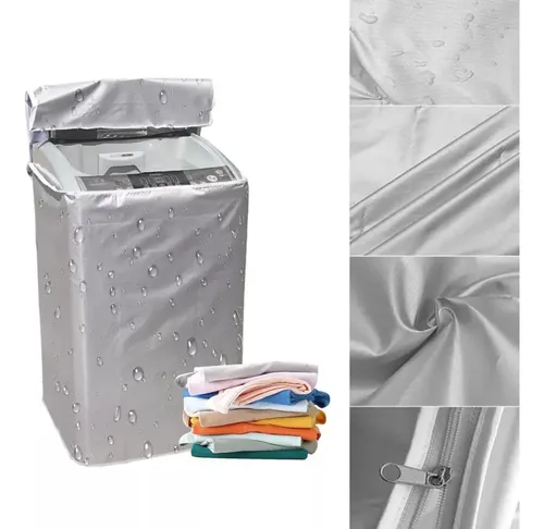Funda Para Lavadora Impermeable/funda Para Lavadorasecadora Plateado