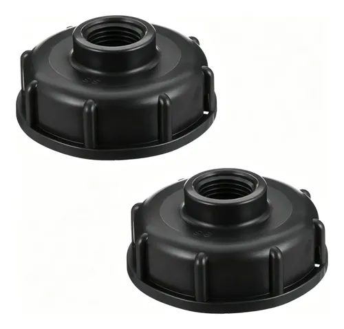 Tapa Adaptador S60x6 Ibc Ó Bidón Con Salida1pulgada 32mm 2pc 19