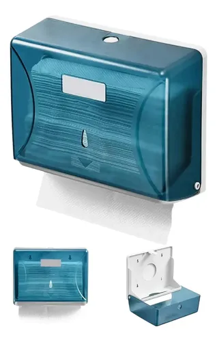 General Dispensador De Papel Toalla Interfoliada Azul Acero 15
