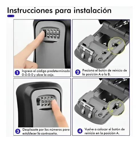 Caja Fuerte De Almacenamiento De Llaves Montada En La Pared Gris 13