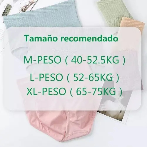Pack 6 Calzón De Algodón Sin Demarcación Alto Faja 5