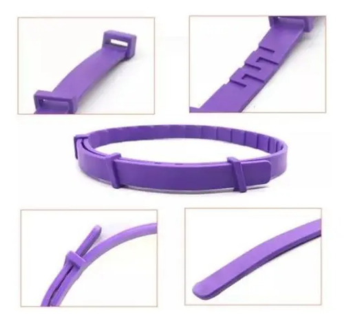 Collar Calmante Perro Ajustable Calma Ansiedad Relajante Púrpura Corazones Calmante 10