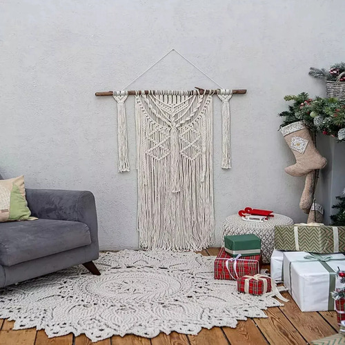 Cordón Macramé Peinado 3mm 500 Metros 100% Algodón Crudo Crudo 3