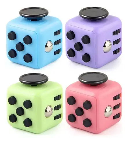 4 X Fidget Cube Antiestres Con 6 Funciones, Juguete Estress Aleatorio 3